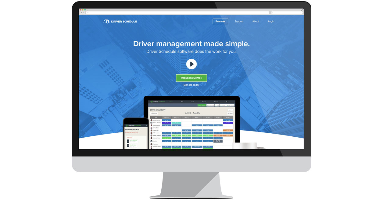 Driver Schedule Website