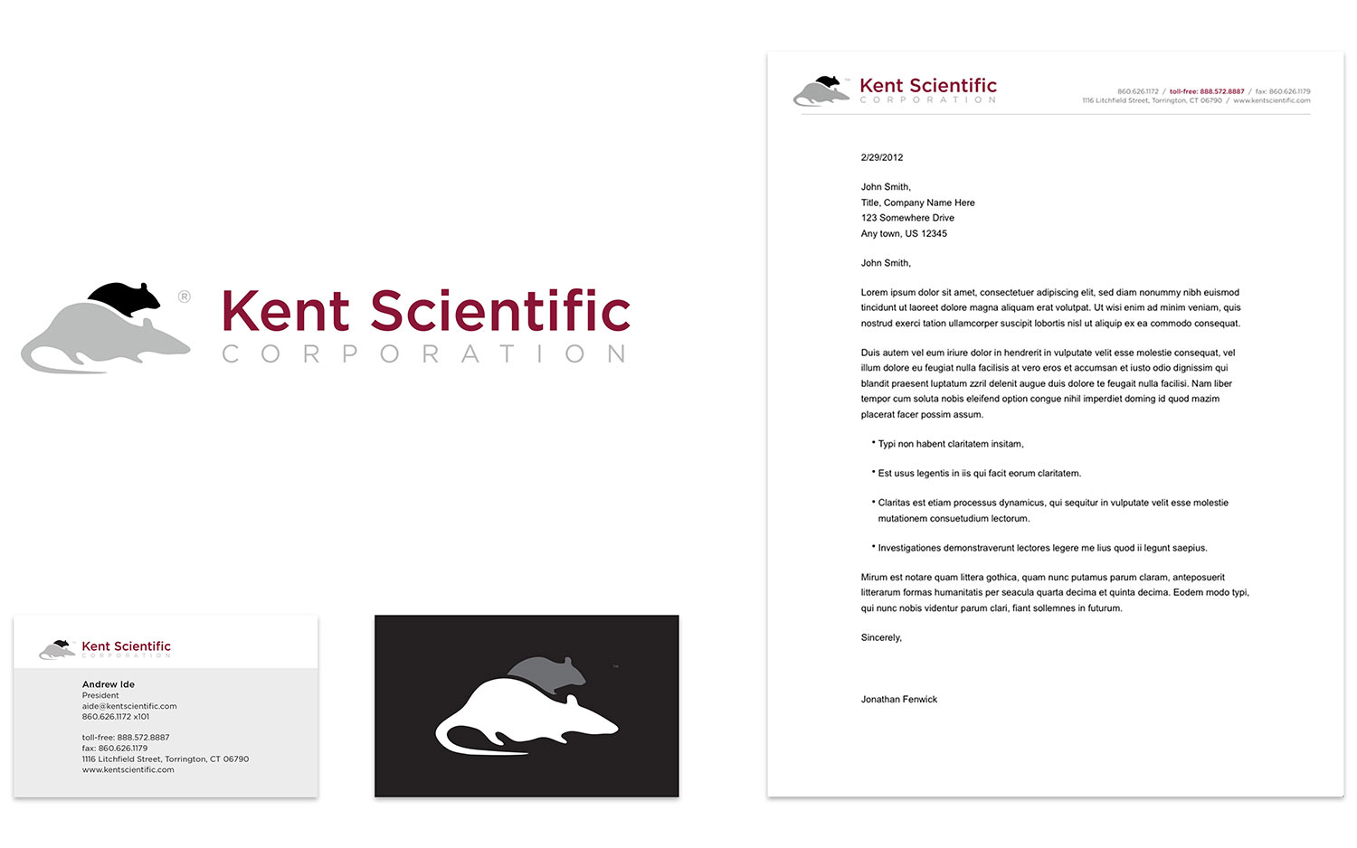 Identity design for Kent Scientific