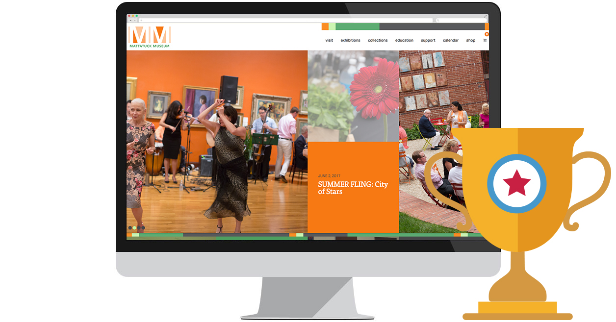 Web Solutions wins web design award for Mattatuck Museum website