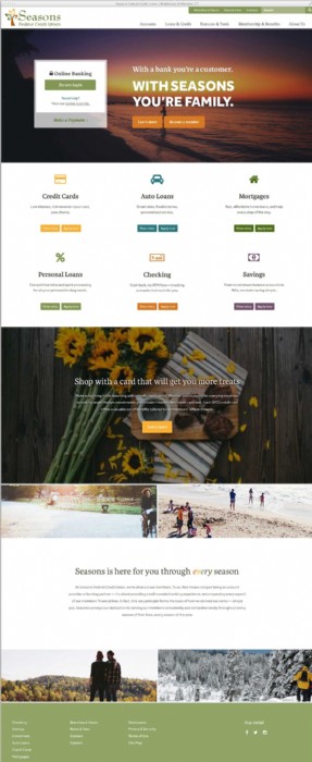 Seasons FCU Named One of the Best Banking Websites by The Financial Brand