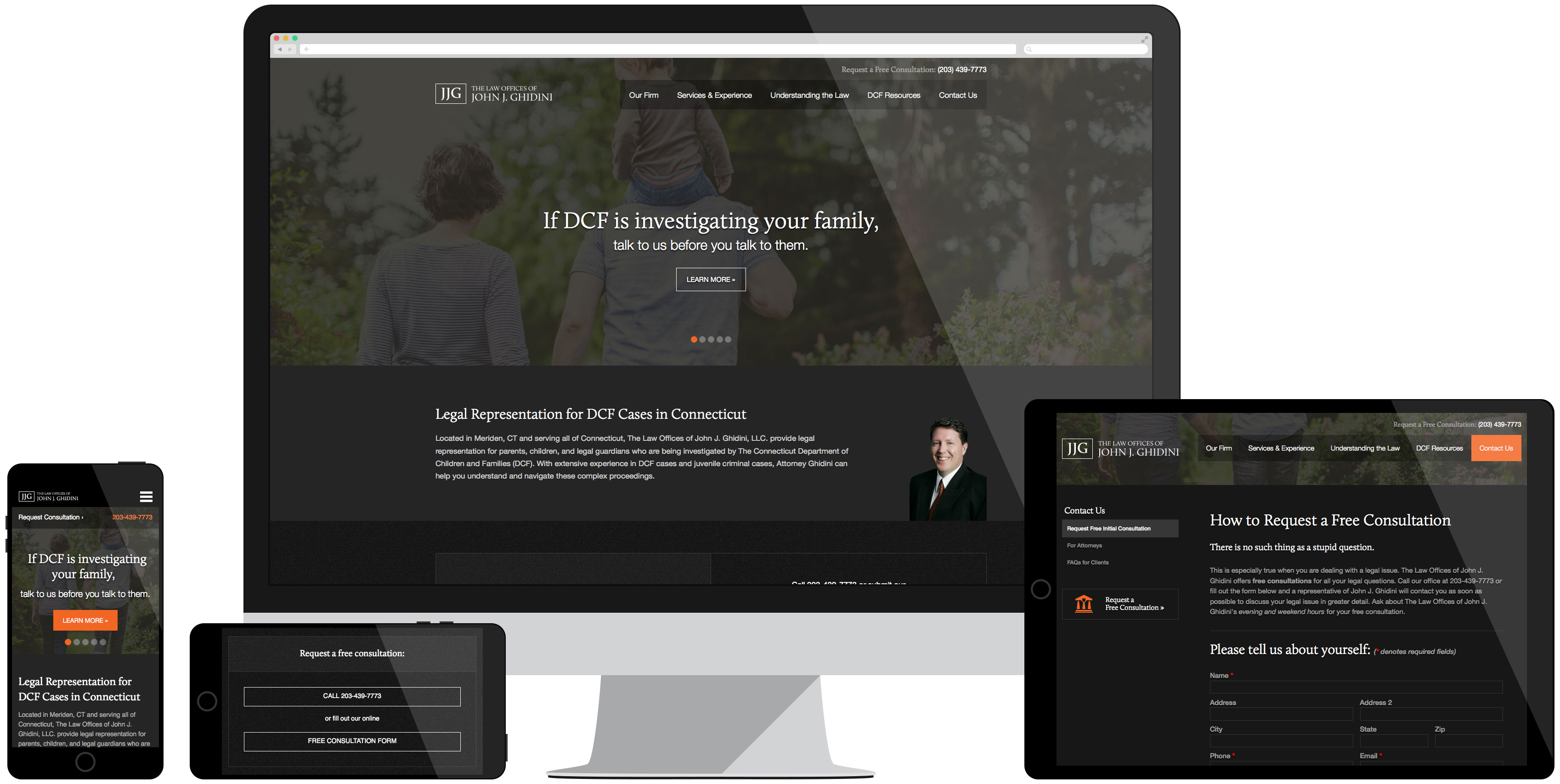 John Ghidini Website Development