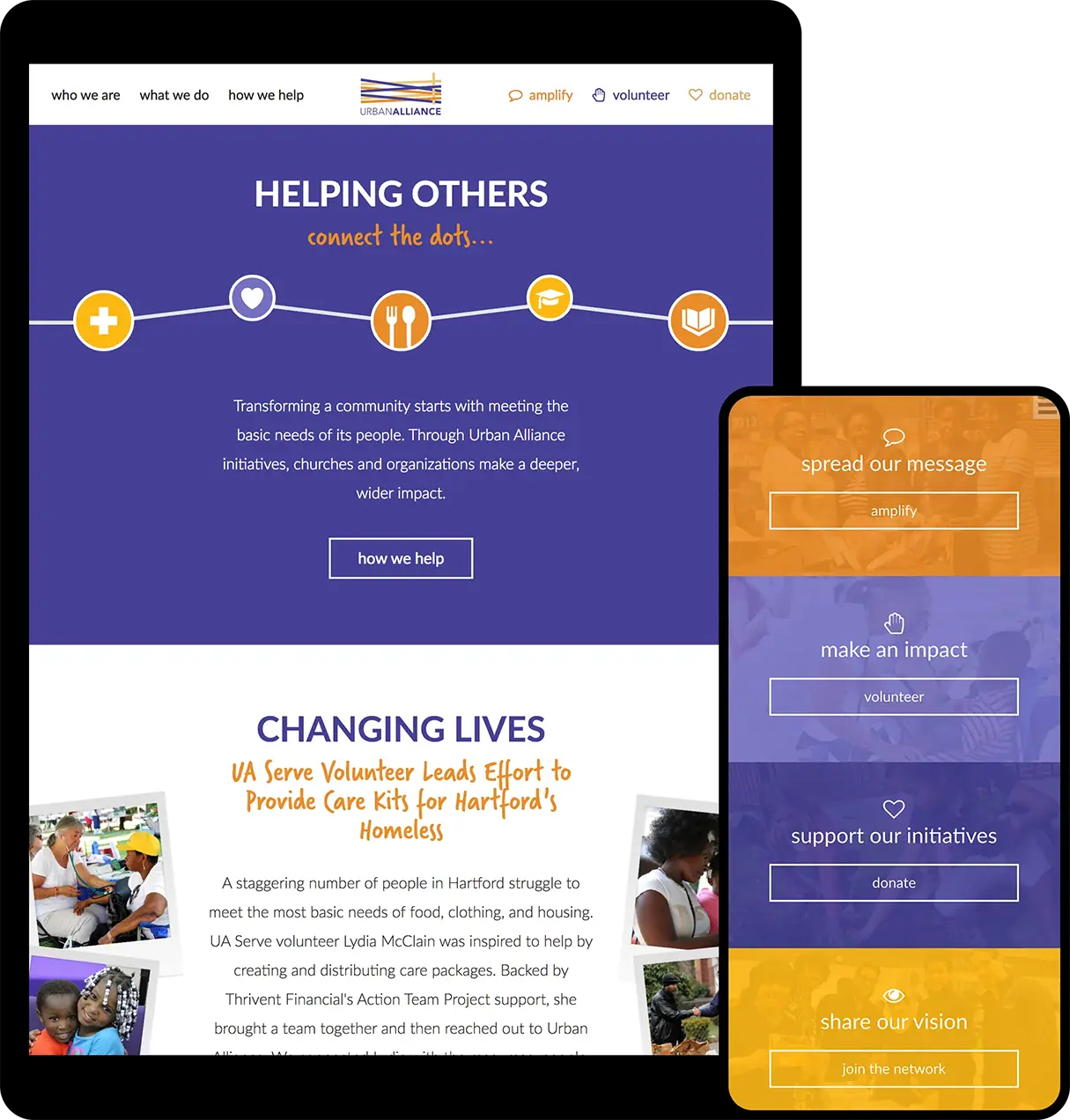 Urban Alliance Website Design