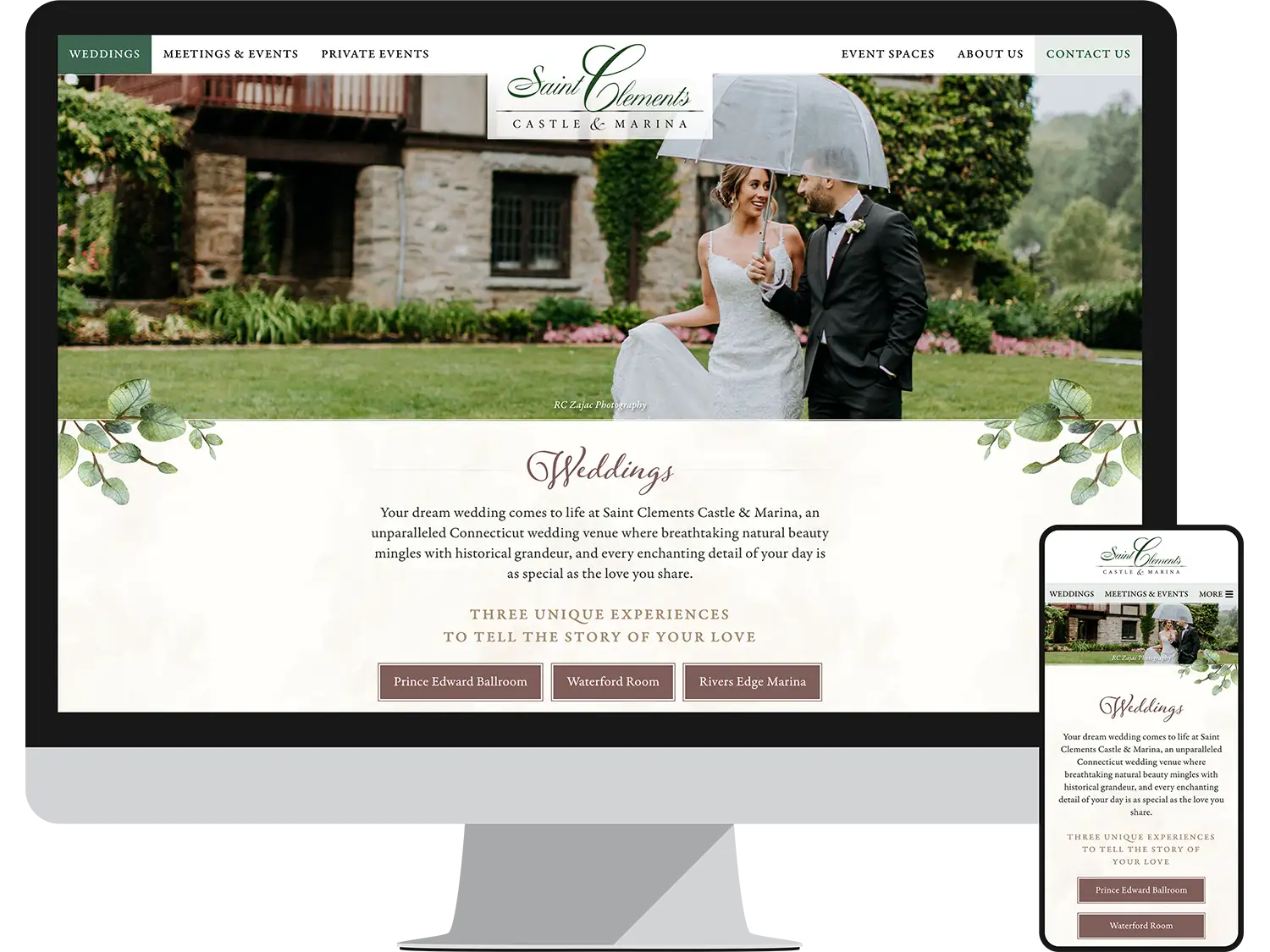 Landing Page - Weddings